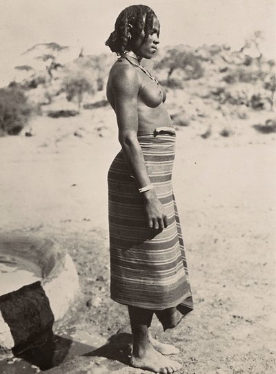 Building an Empire in the Fascist age: a Cunama woman, 1936 by Modestino Baldinetti